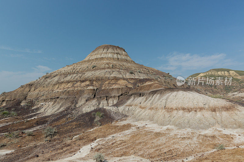 砂岩风景Badlands Drumheller加拿大